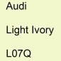 Preview: Audi, Light Ivory, L07Q.